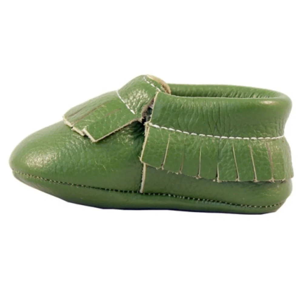 Soft Leather Baby Moccasins